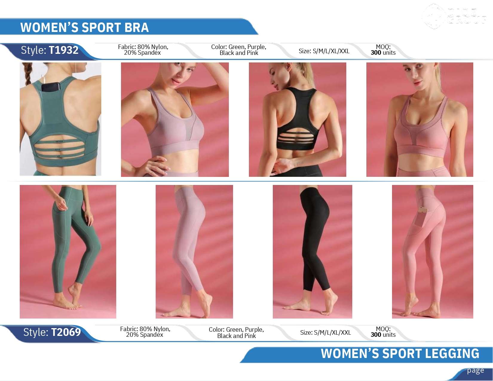 Women's fitness wear